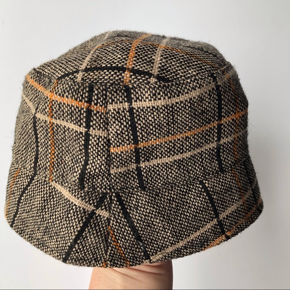 Vintage 90s Reversible Wool Blend Bucket Hat